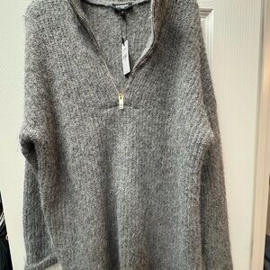 Express Charcoal Turtleneck Sweater